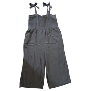 Susina Gray Sleeveless Jumpsuit